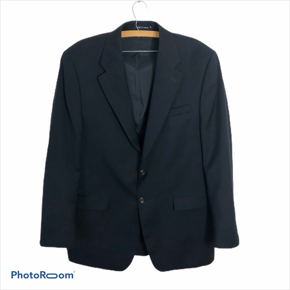 Lauren Ralph Lauren Wool Blazer 42L Blue